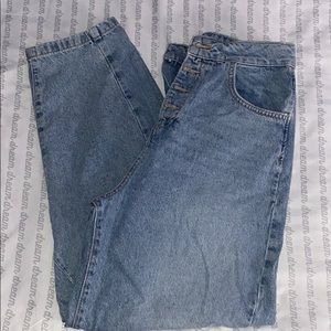 Light wash cropped denim